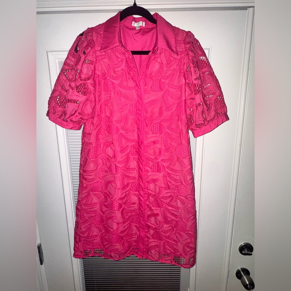 Jade By Melody Tam Fuschia Pink Dress Size M EUC
